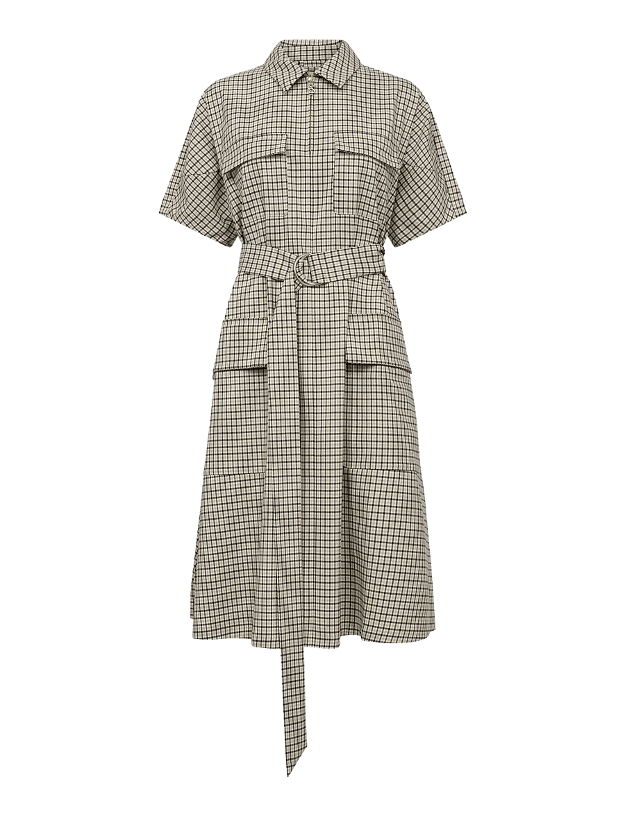MOS MOSH - MMGweni Cheyenne Dress - skjortekjoler - india ink - 1