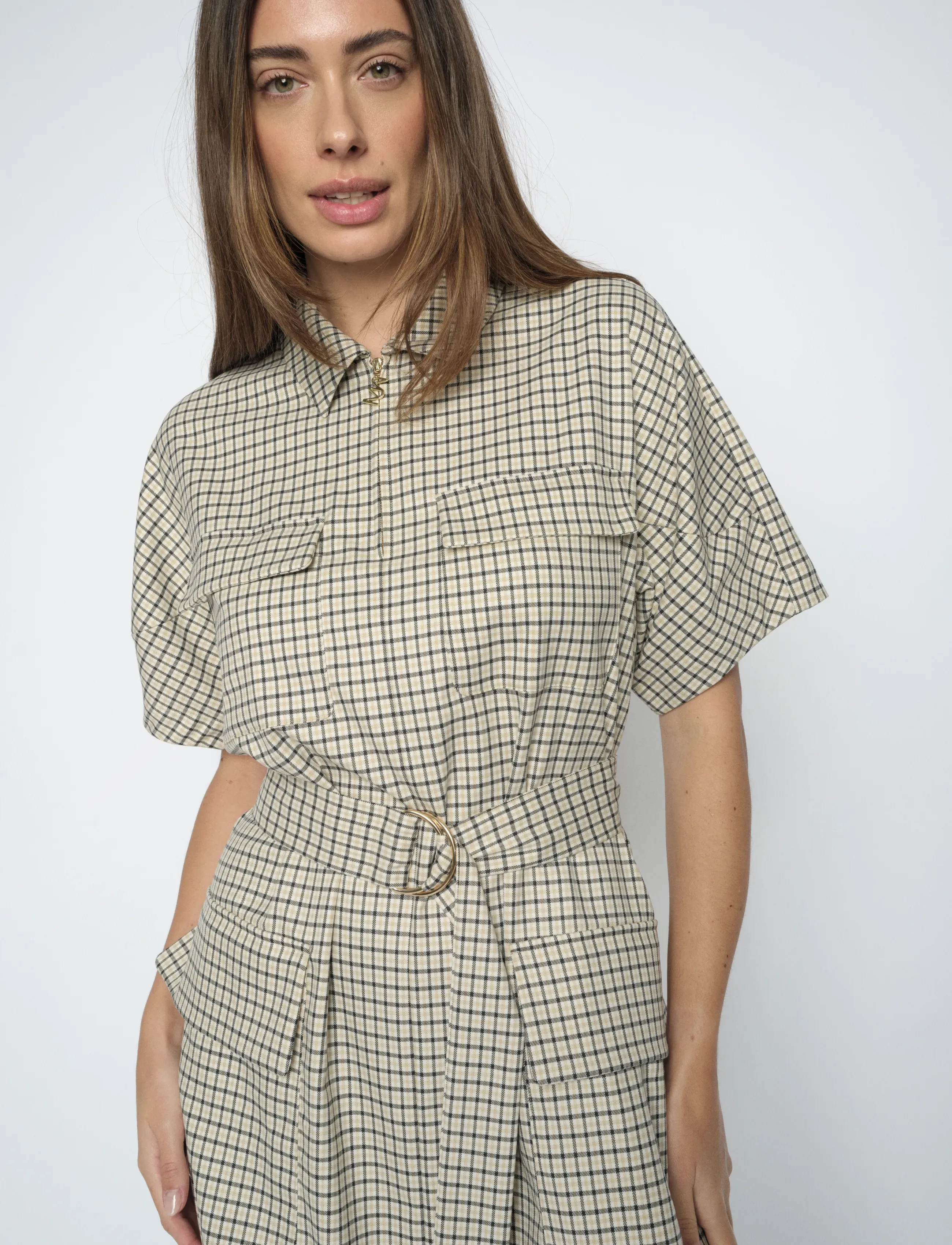 MOS MOSH - MMGweni Cheyenne Dress - skjortekjoler - india ink - 3