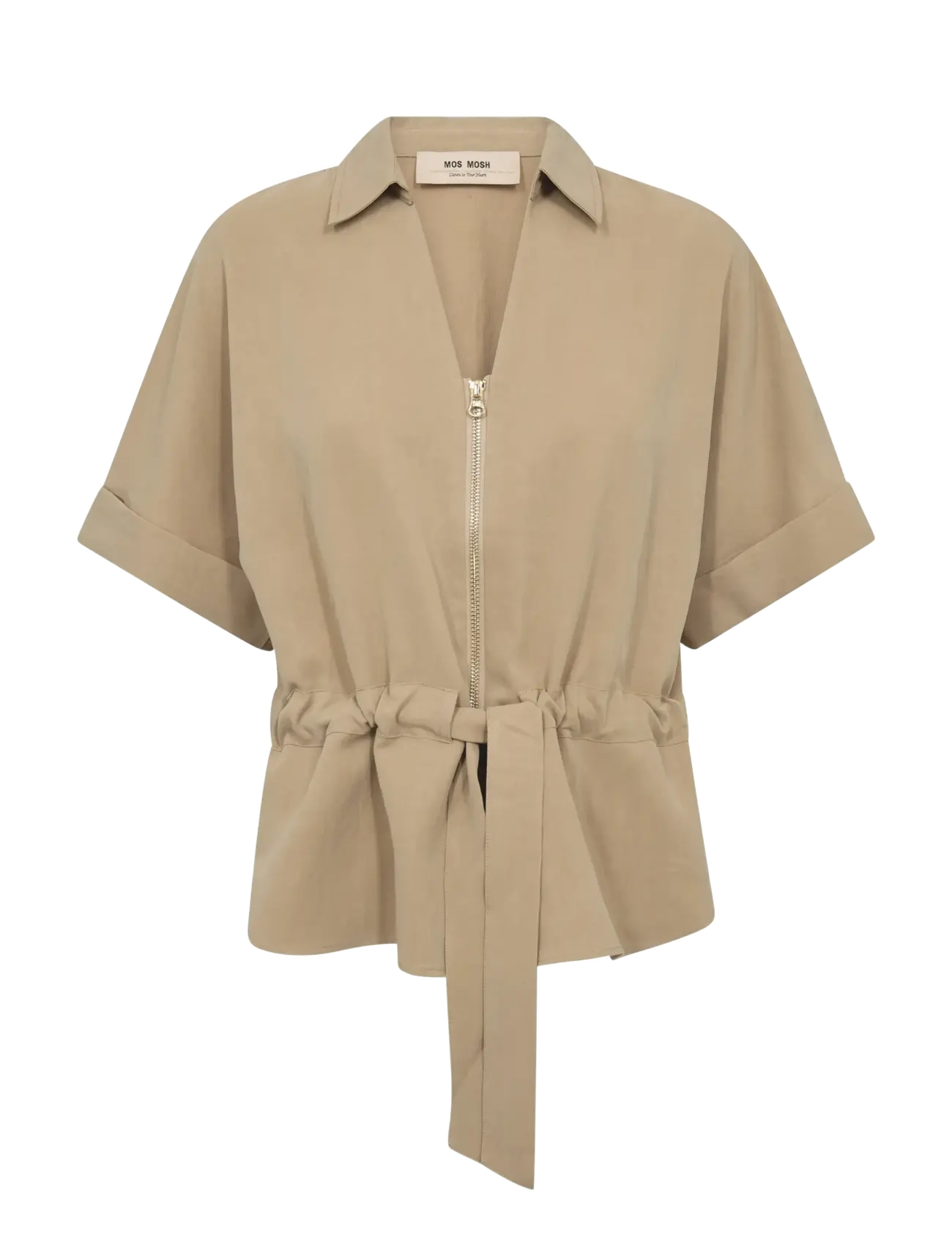 MOS MOSH MMIndie Gunilla Blouse - Bluser & Skjorter - SESAME / beige