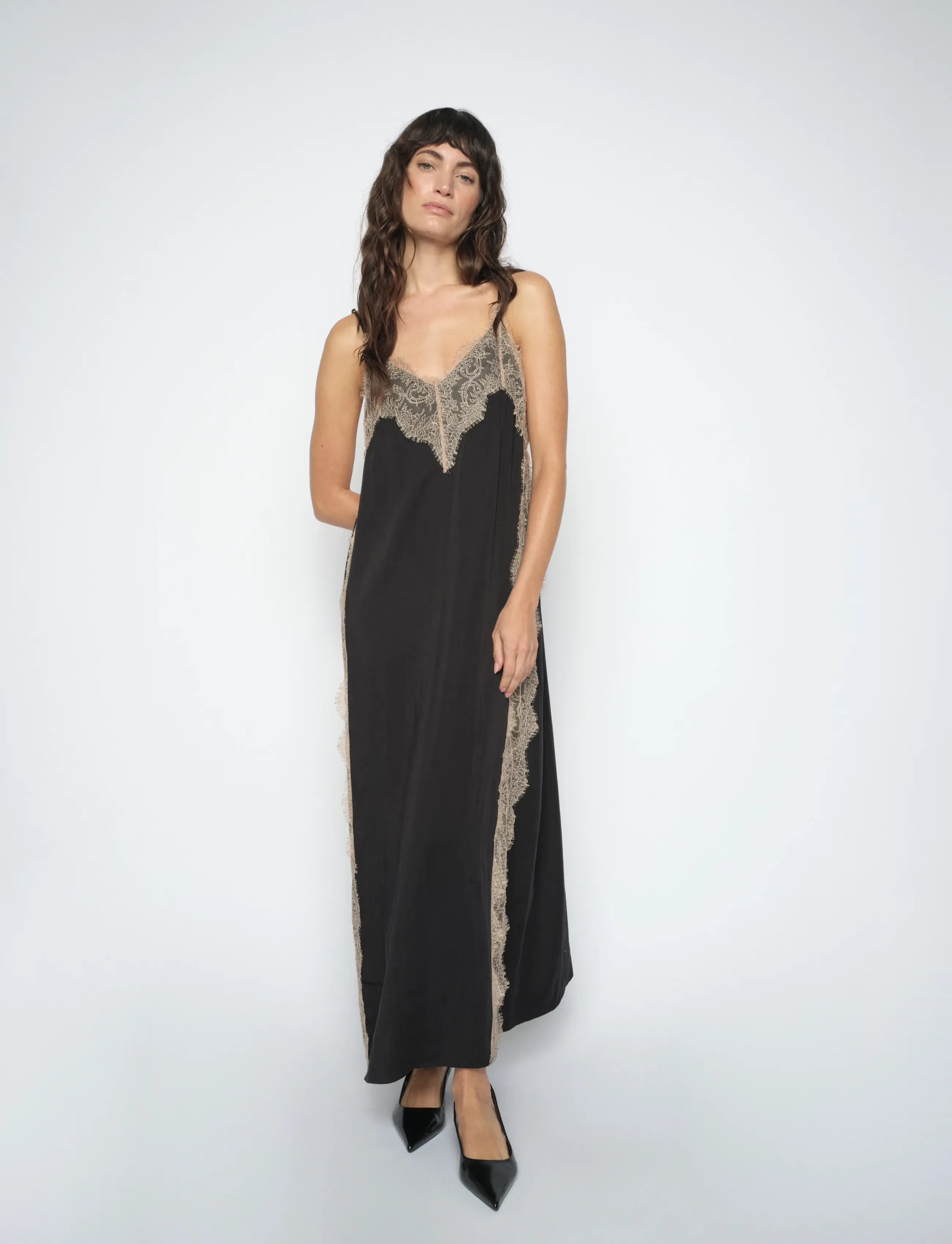 MOS MOSH MMLaurie Annie Dress - Tøj - SESAME / black