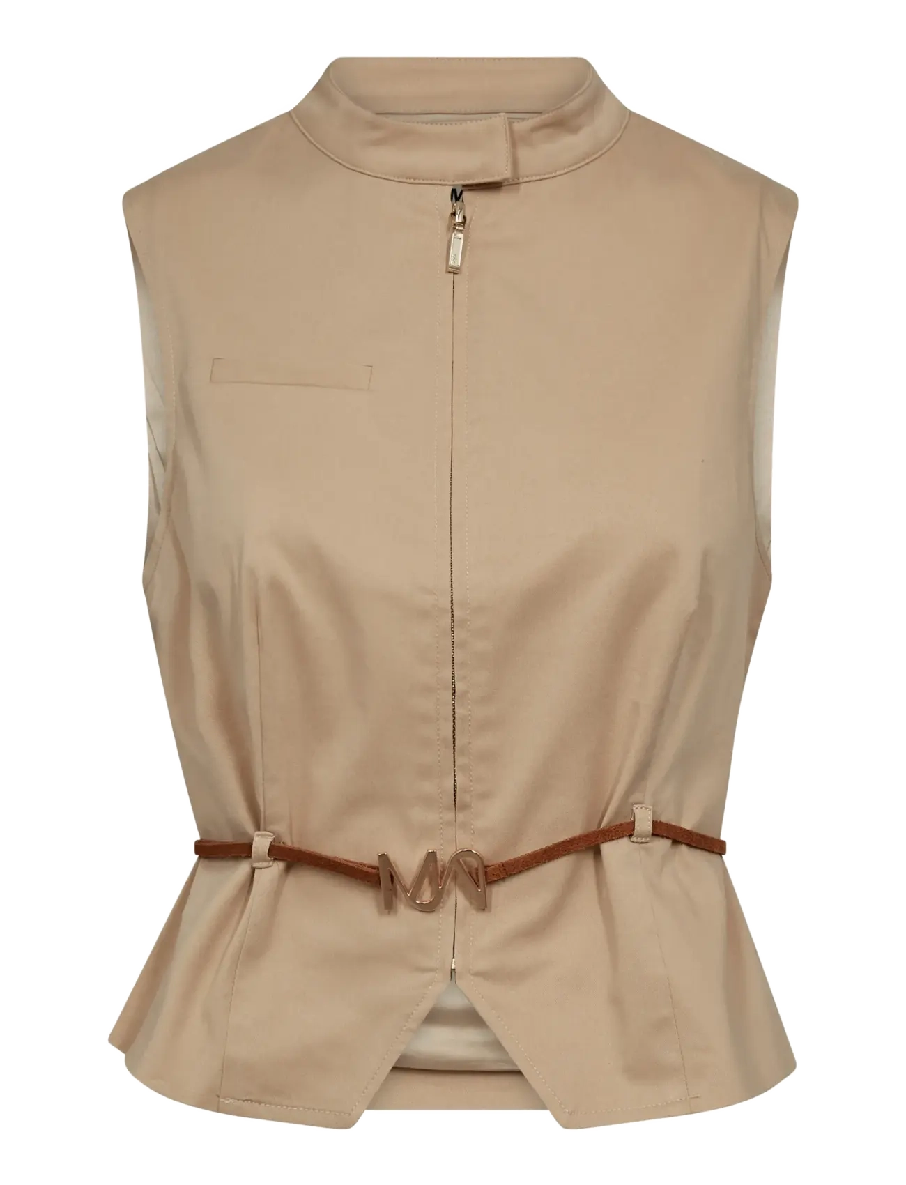 MOS MOSH Mmmai Tenca Vest Beige - XS - Damen