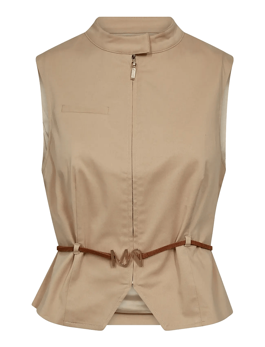 MOS MOSH - MMMai Tenca Vest - kostymvästar - sesame - 1
