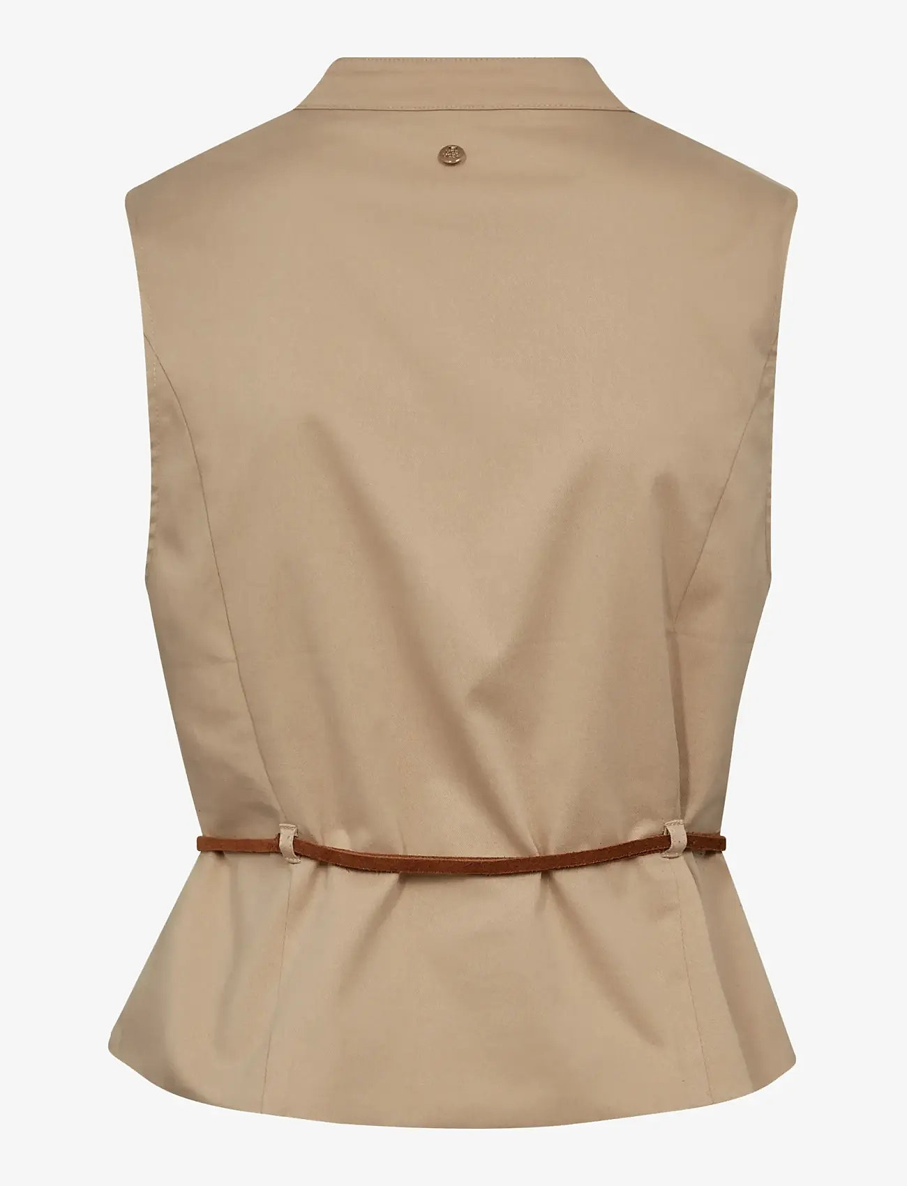 MOS MOSH - MMMai Tenca Vest - Ülikonna vestid - sesame - 2