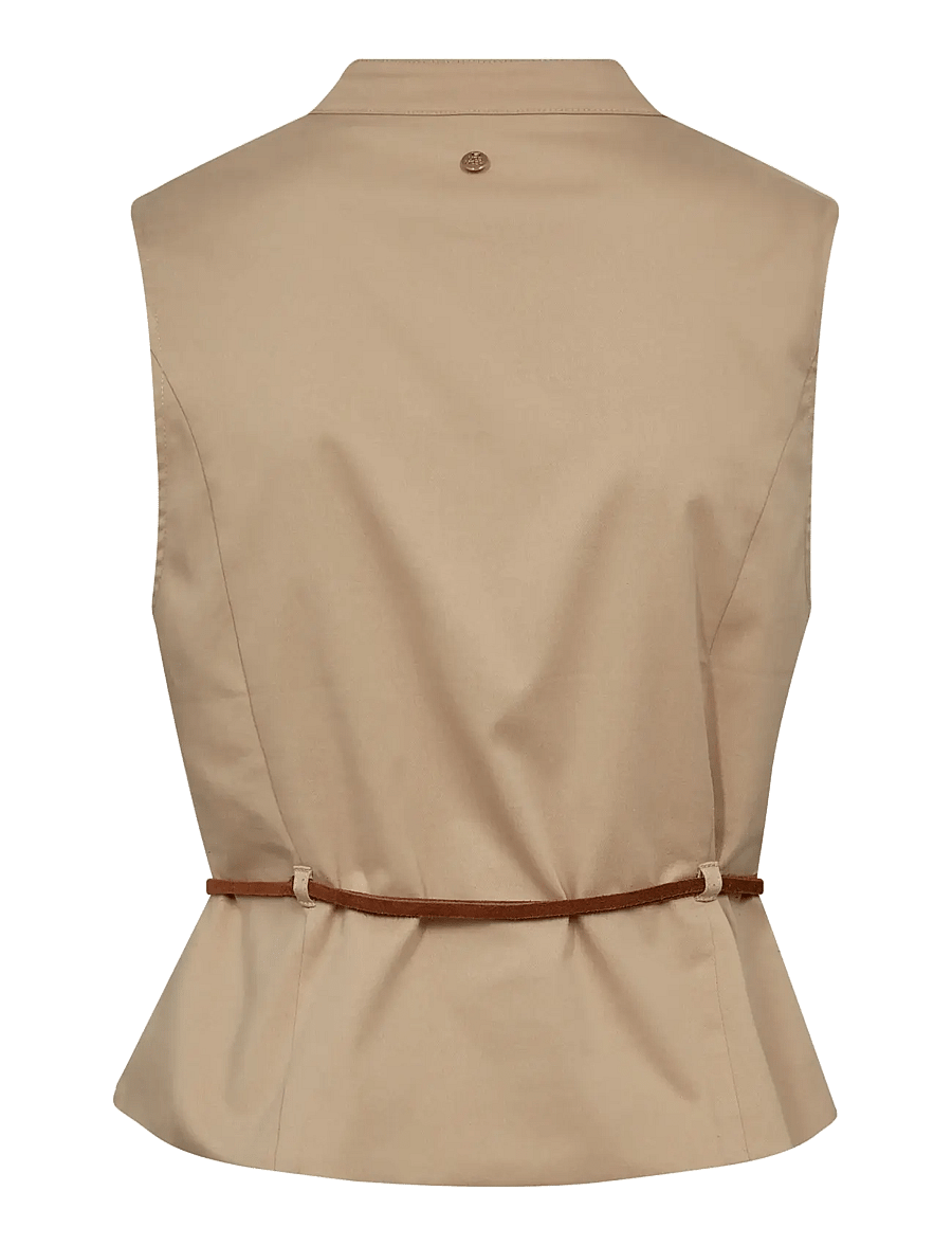 MOS MOSH - MMMai Tenca Vest - kostymvästar - sesame - 2