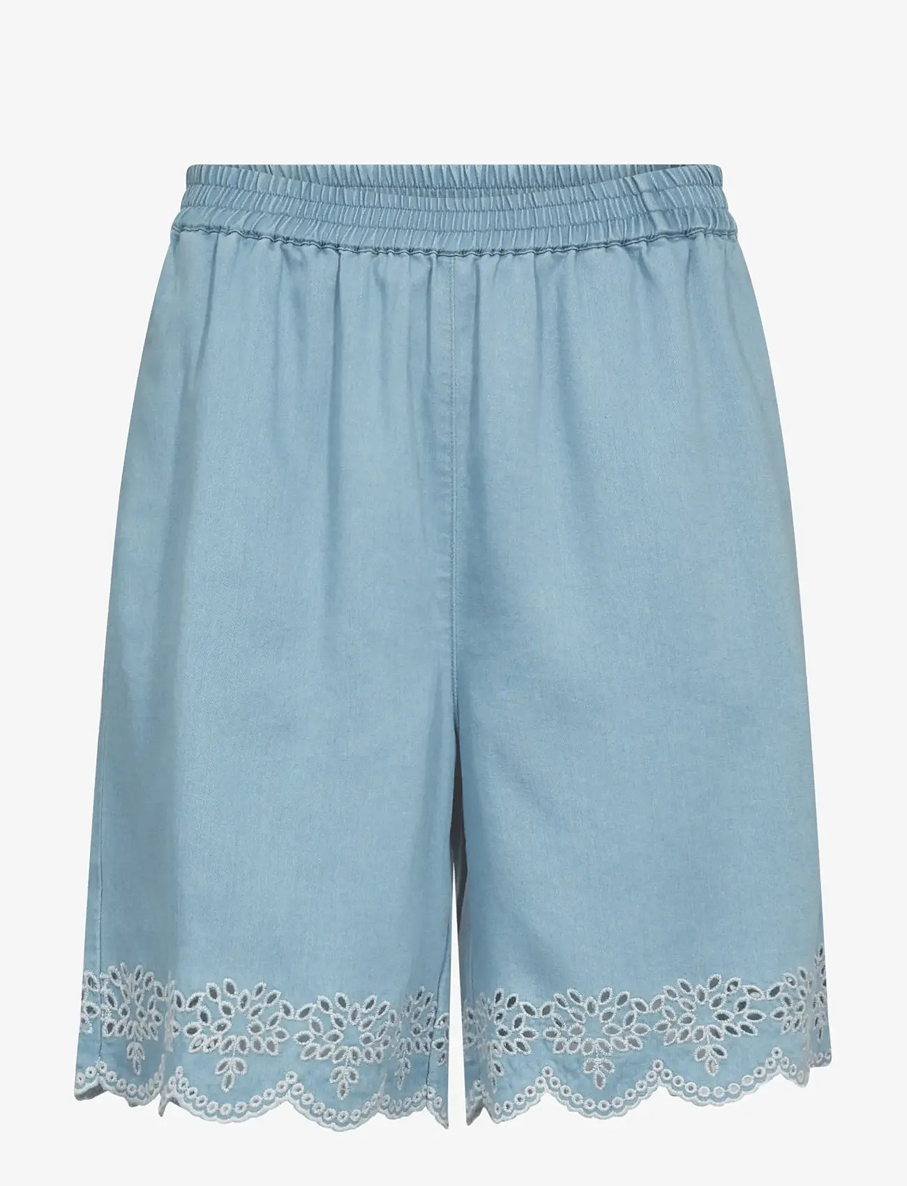 MOS MOSH - MMMoody Softy Shorts - casual shorts - light blue - 1