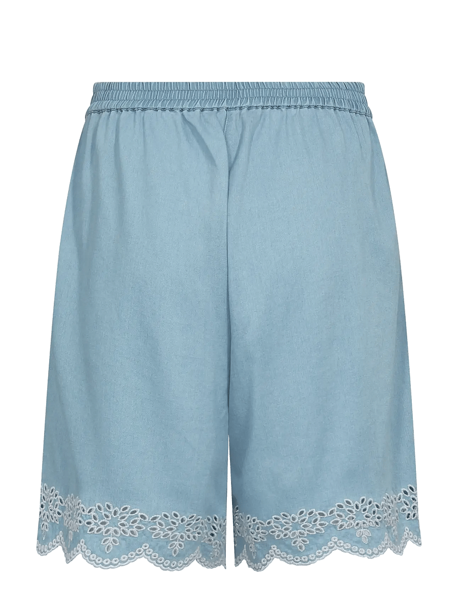 MOS MOSH - MMMoody Softy Shorts - vabaaja lühikesed püksid - light blue - 2