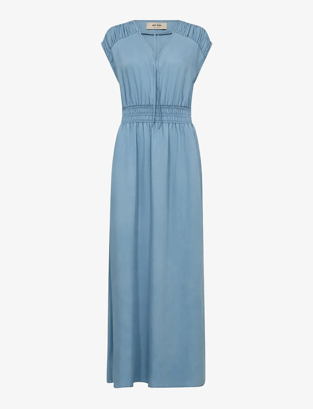 MOS MOSH - MMPaola Softy Dress - summer dresses - light blue - 1