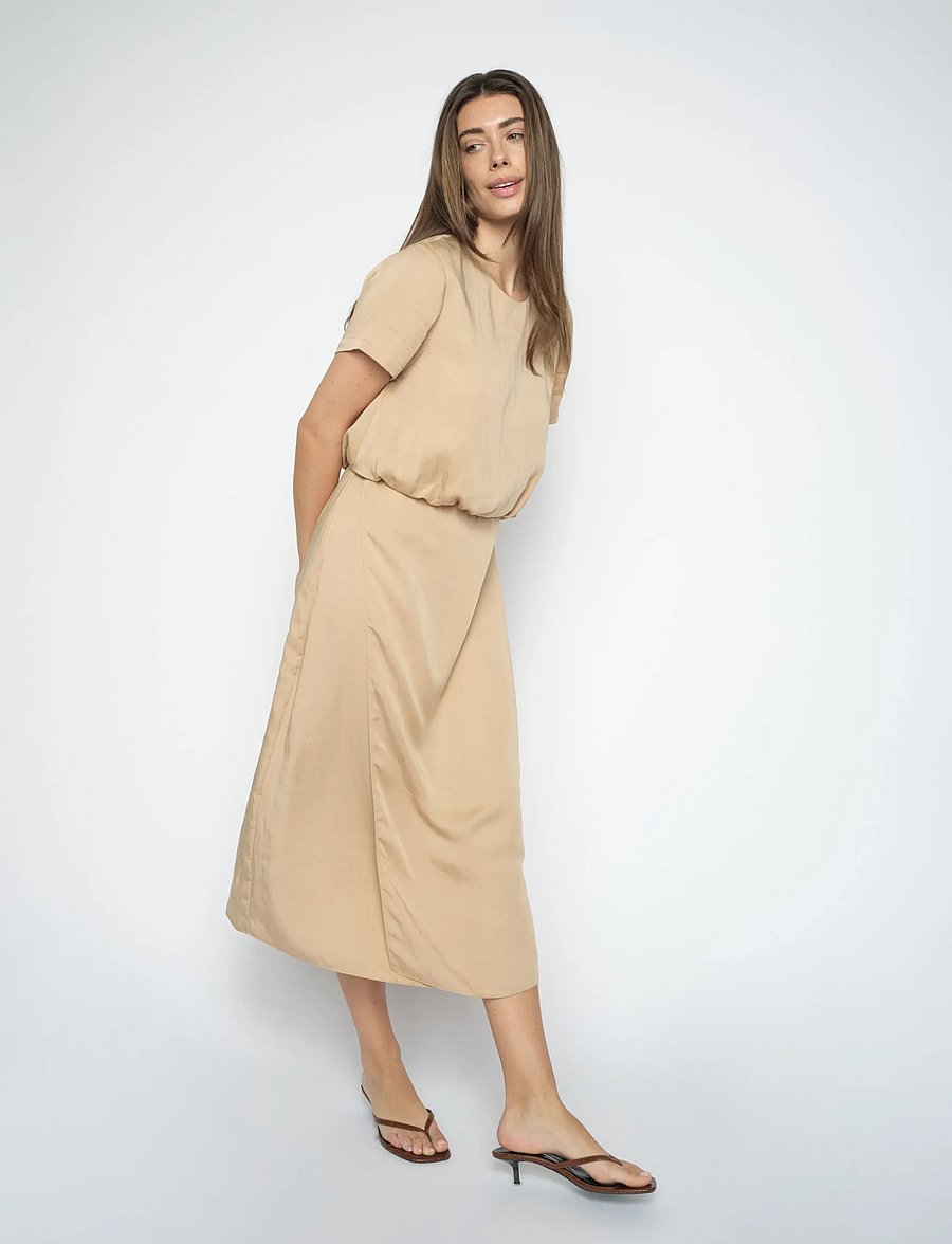 MOS MOSH - MMPersie Annie Dress - sommerkleider - sesame - 0