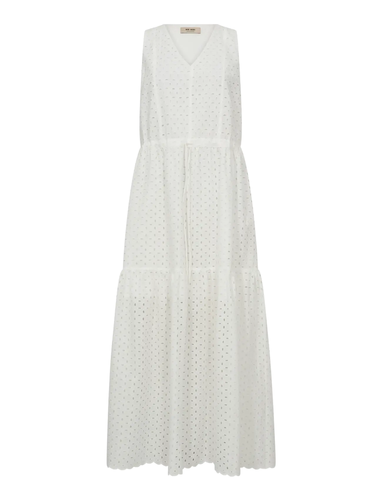 MOS MOSH Mmsabria Embo Sl Kleid Weiß - S - Damen