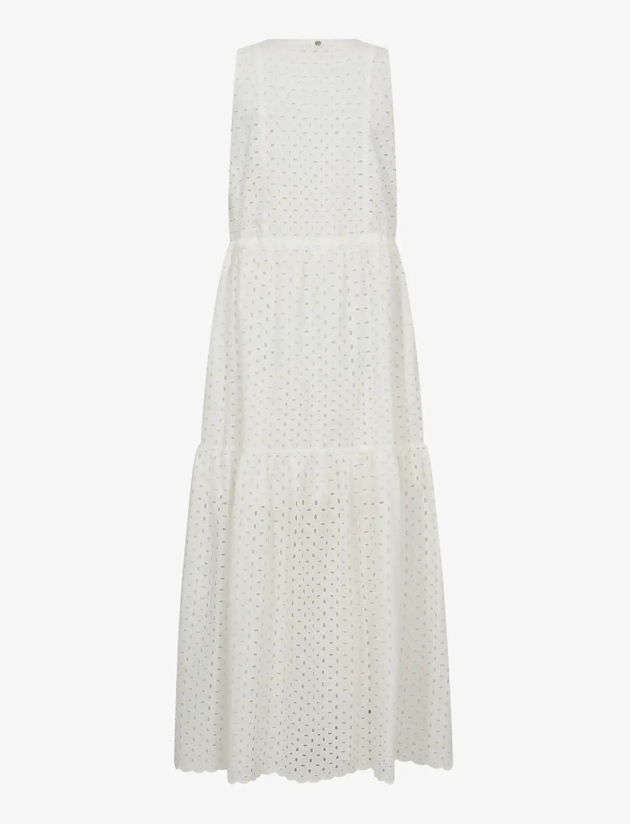 MOS MOSH - MMSabria Embo SL Dress - sommarklänningar - white - 2