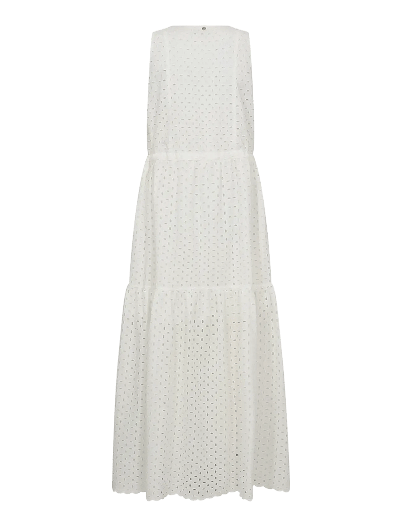 MOS MOSH - MMSabria Embo SL Dress - sommarklänningar - white - 2