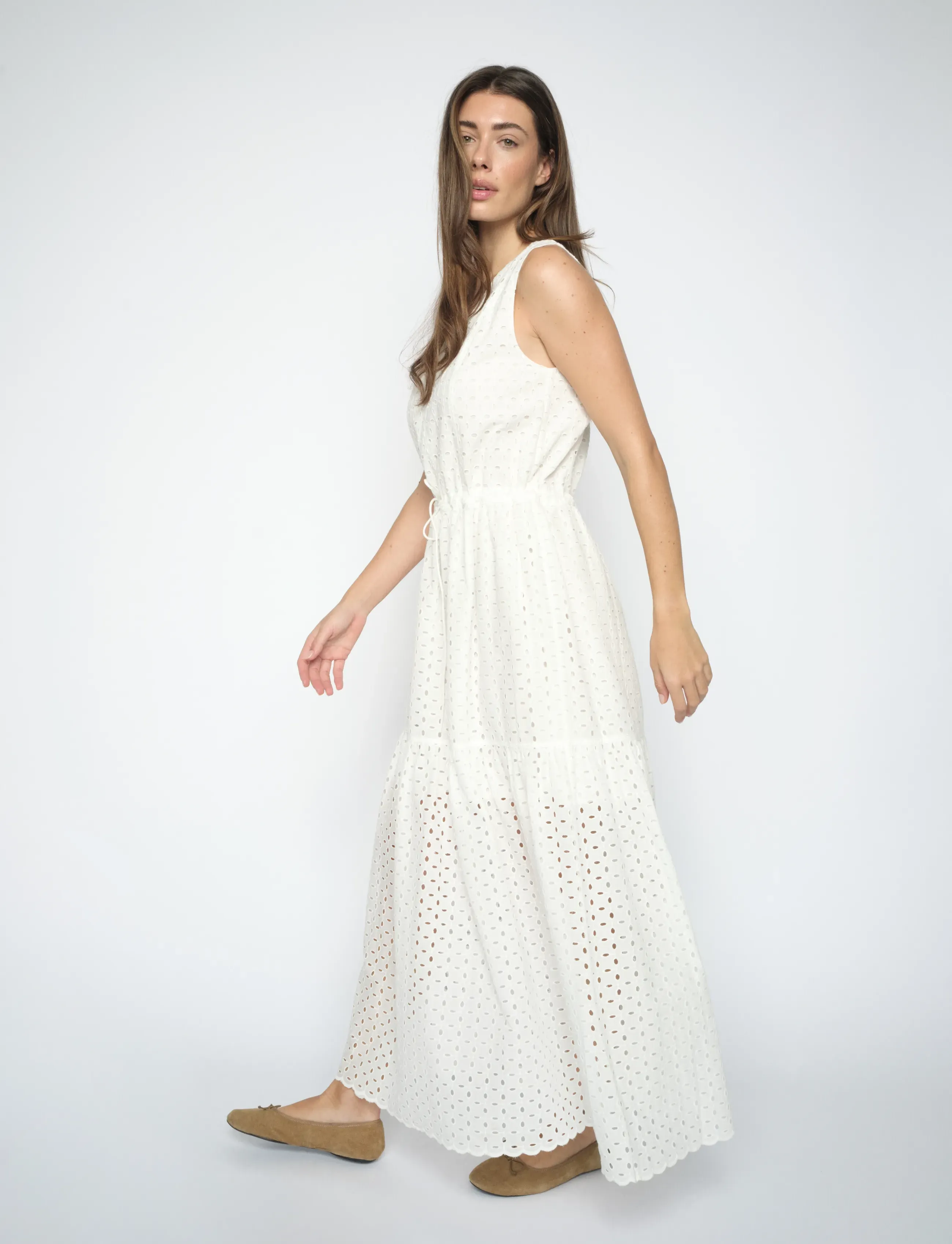MOS MOSH - MMSabria Embo SL Dress - suvekleidid - white - 3