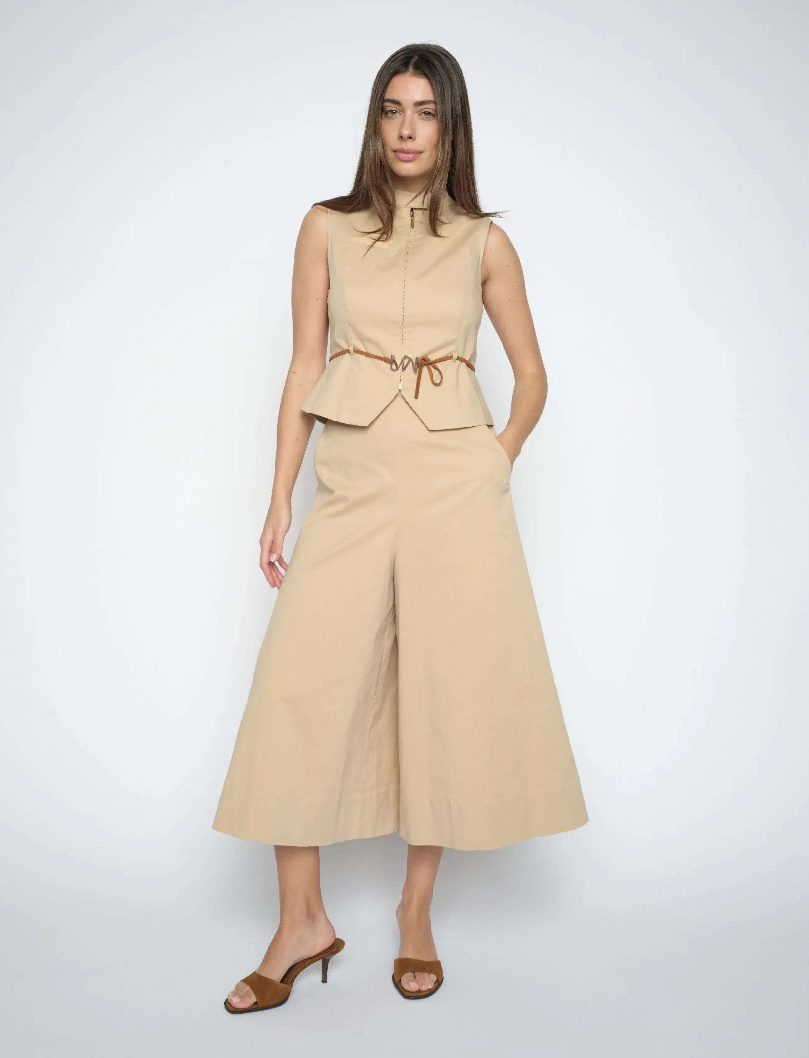 MOS MOSH MMZuri Tenca Pant - MOS MOSH - SESAME / beige