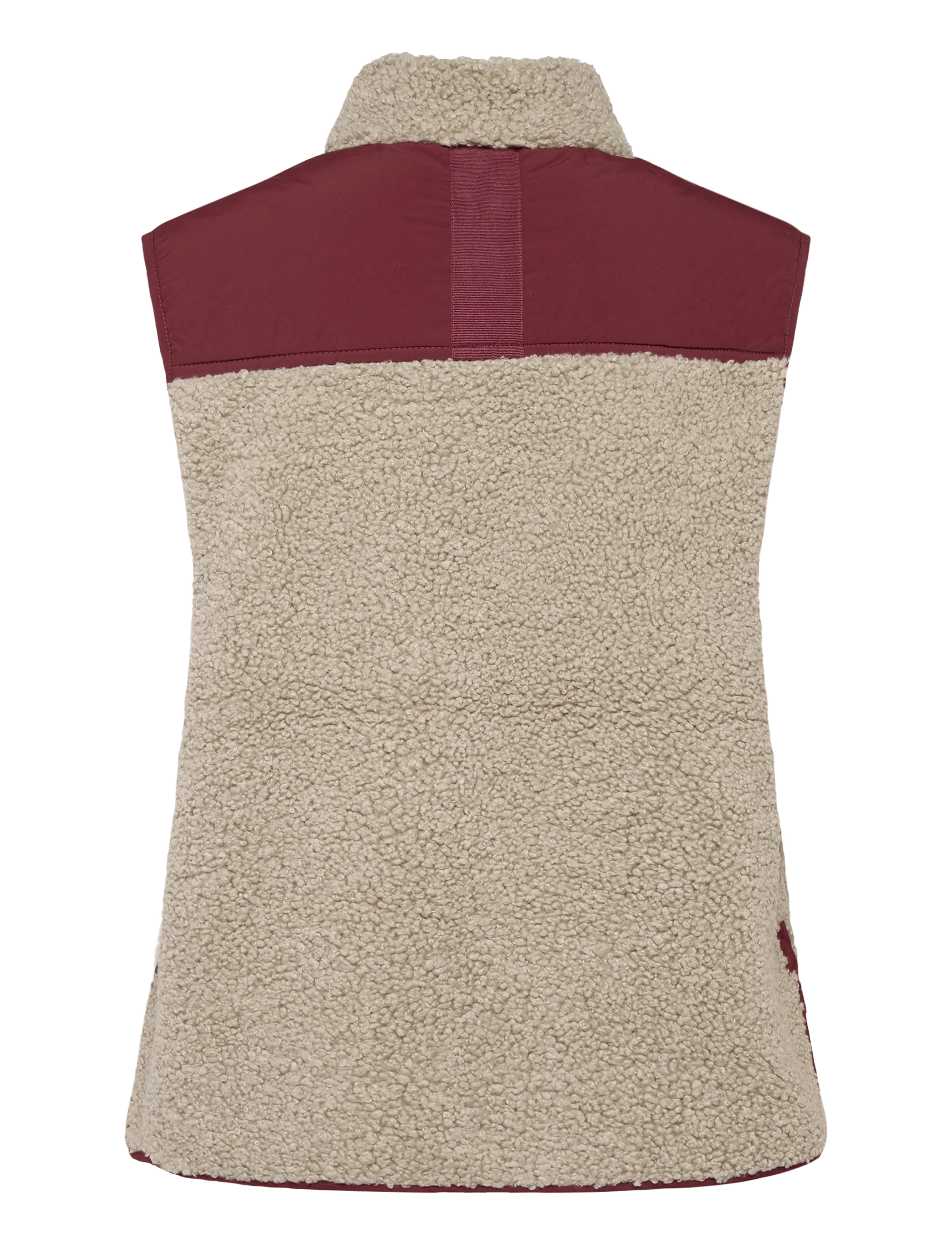MOS MOSH - MMRowe Eli Teddy Vest - fleece- og teddyveste - cabernet - 2