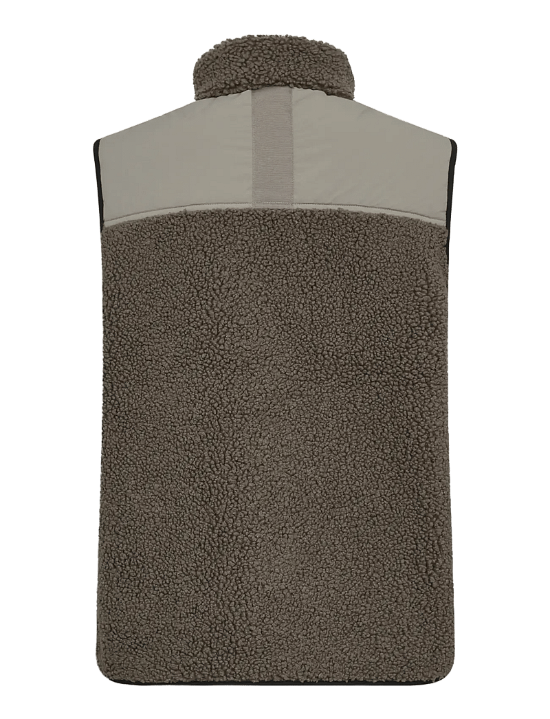 MOS MOSH - MMRowe Eli Teddy Vest - dusty olive - 2