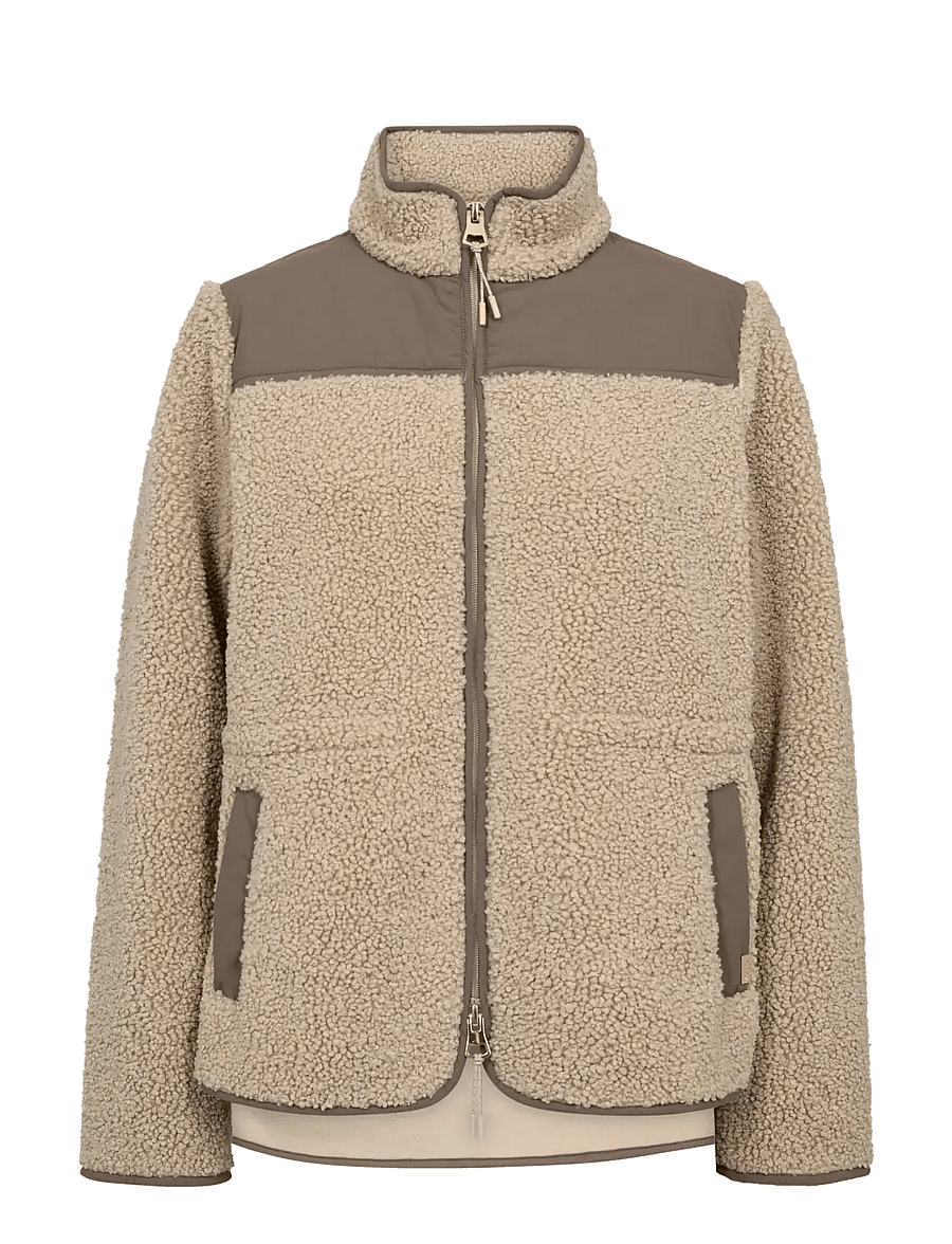 MOS MOSH - MMElisa Eli Teddy Jacket - feather gray - 1