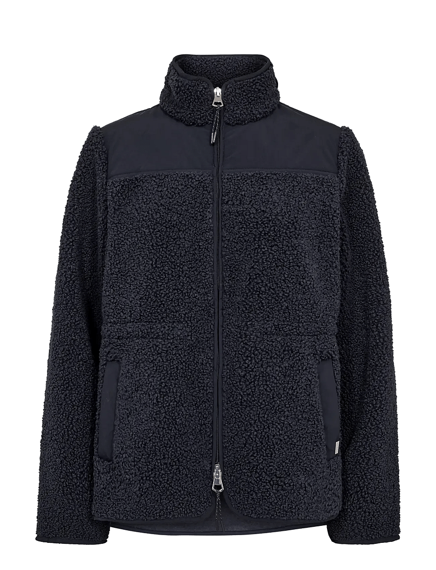 MOS MOSH - MMElisa Eli Teddy Jacket - frühlingsjacken - salute navy - 1
