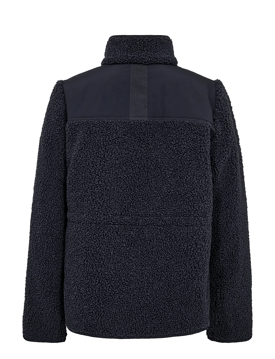 MOS MOSH - MMElisa Eli Teddy Jacket - frühlingsjacken - salute navy - 2