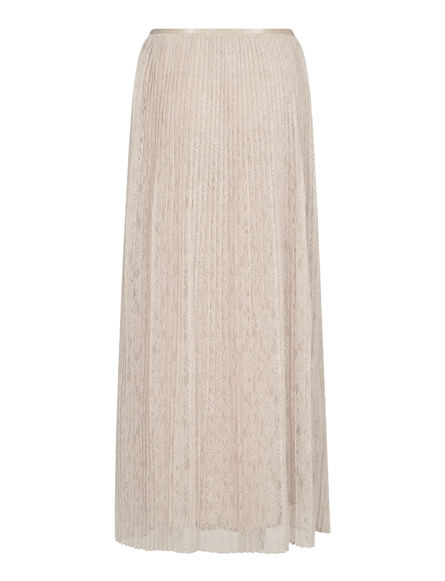 MOS MOSH - MMJurnee Lace Pleat Skirt - plisserede nederdele - doeskin - 2