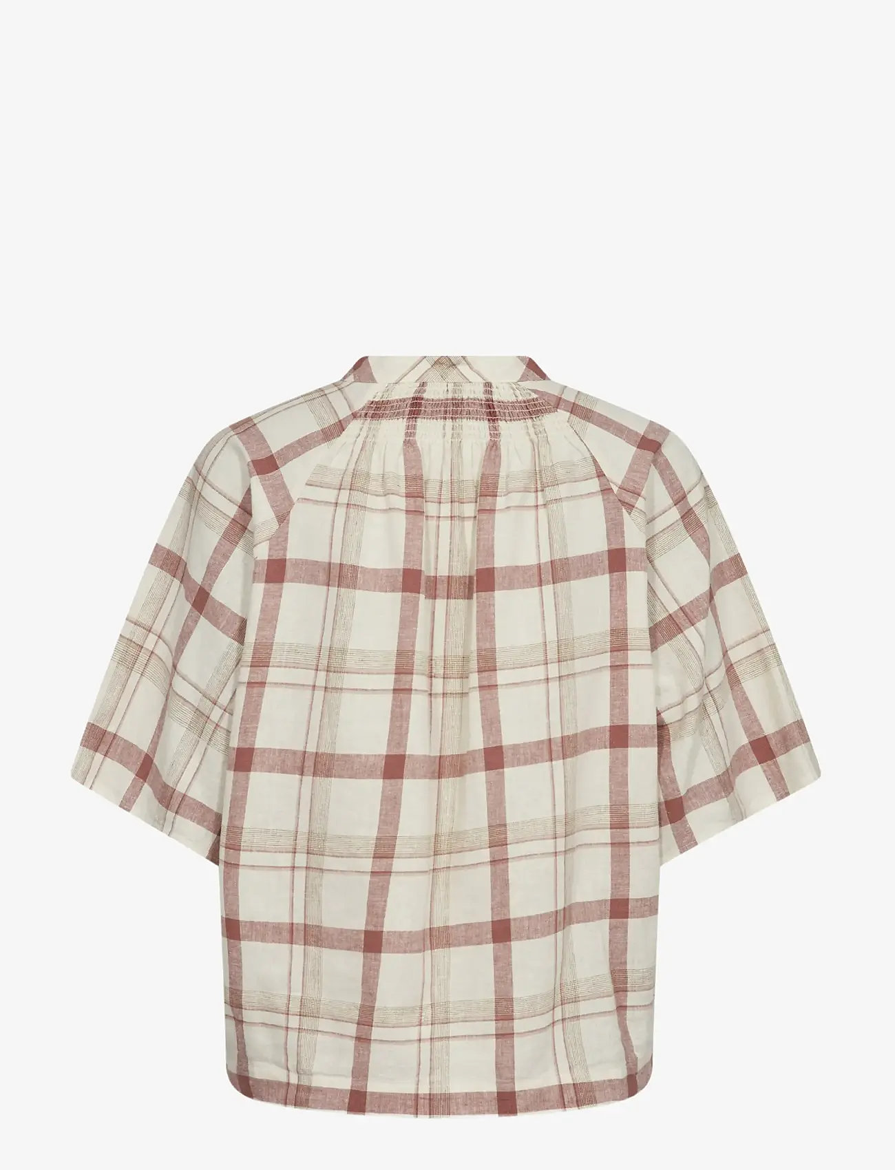 MOS MOSH - MMAssia Check Shirt - short-sleeved shirts - cowhide - 2