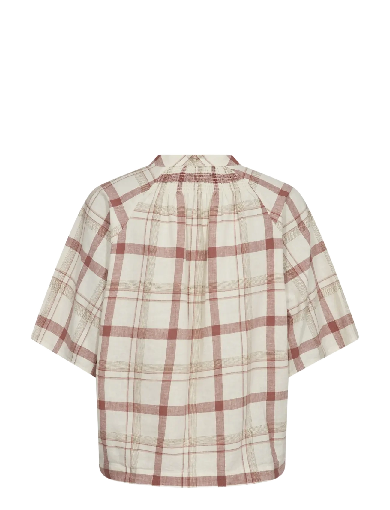 MOS MOSH - MMAssia Check Shirt - kurzärmlige hemden - cowhide - 2