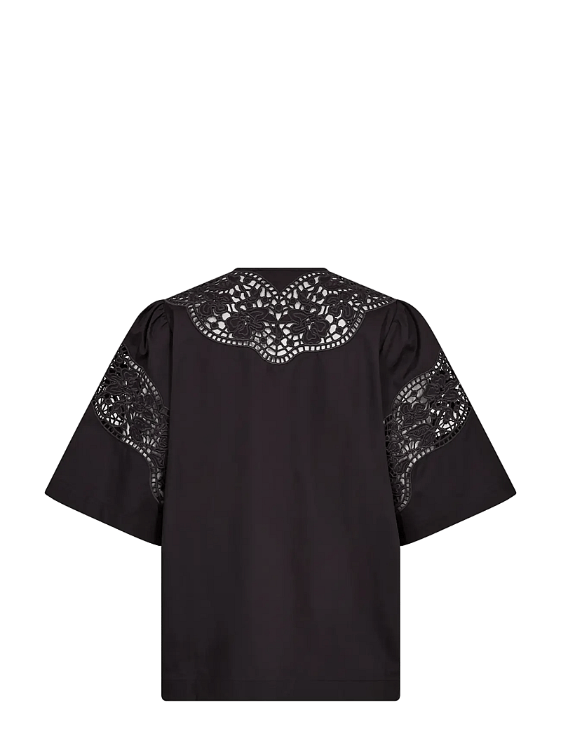 MOS MOSH - MMRooma Cotoni Shirt - short-sleeved shirts - black - 2