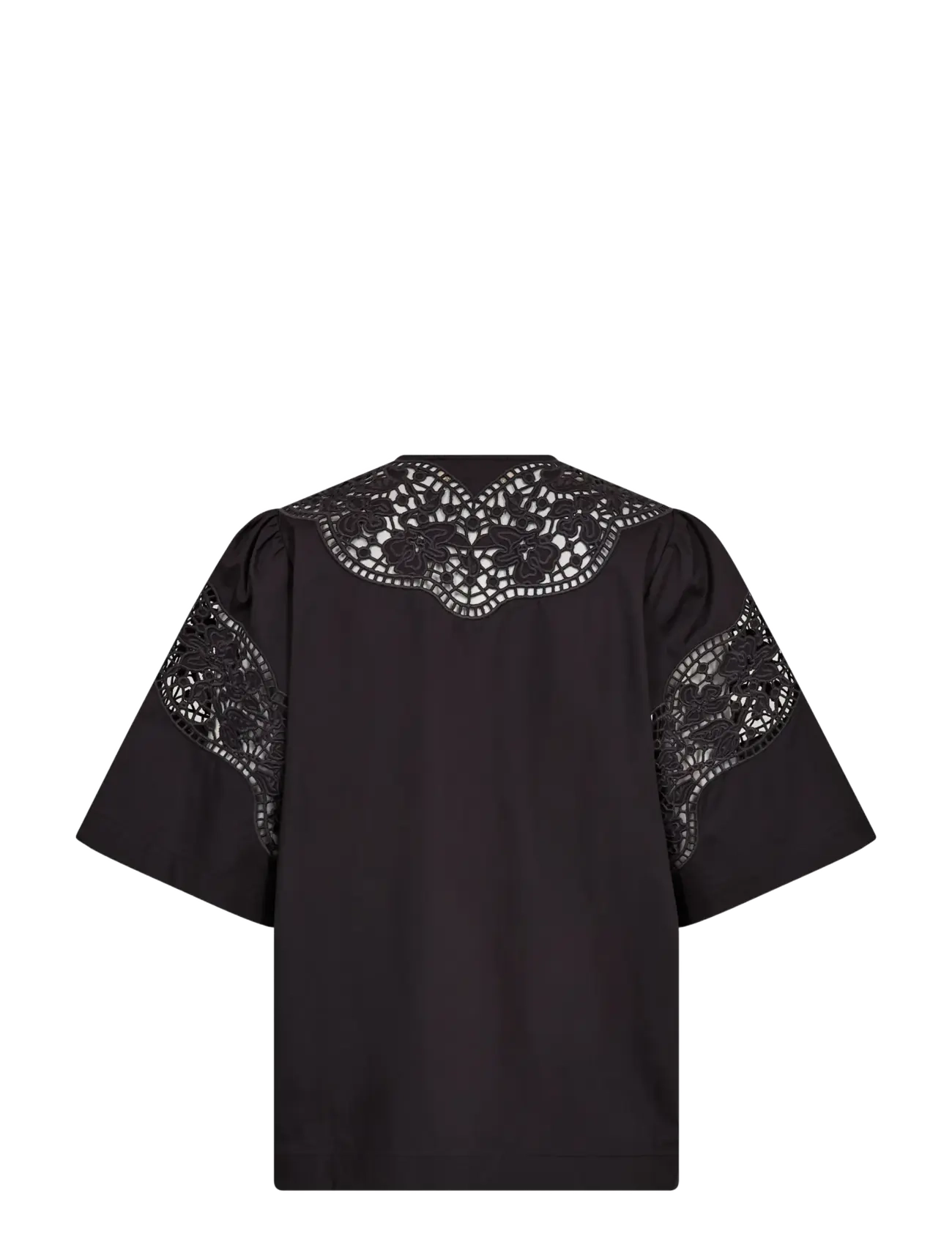 MOS MOSH - MMRooma Cotoni Shirt - lühikeste varrukatega särgid - black - 2