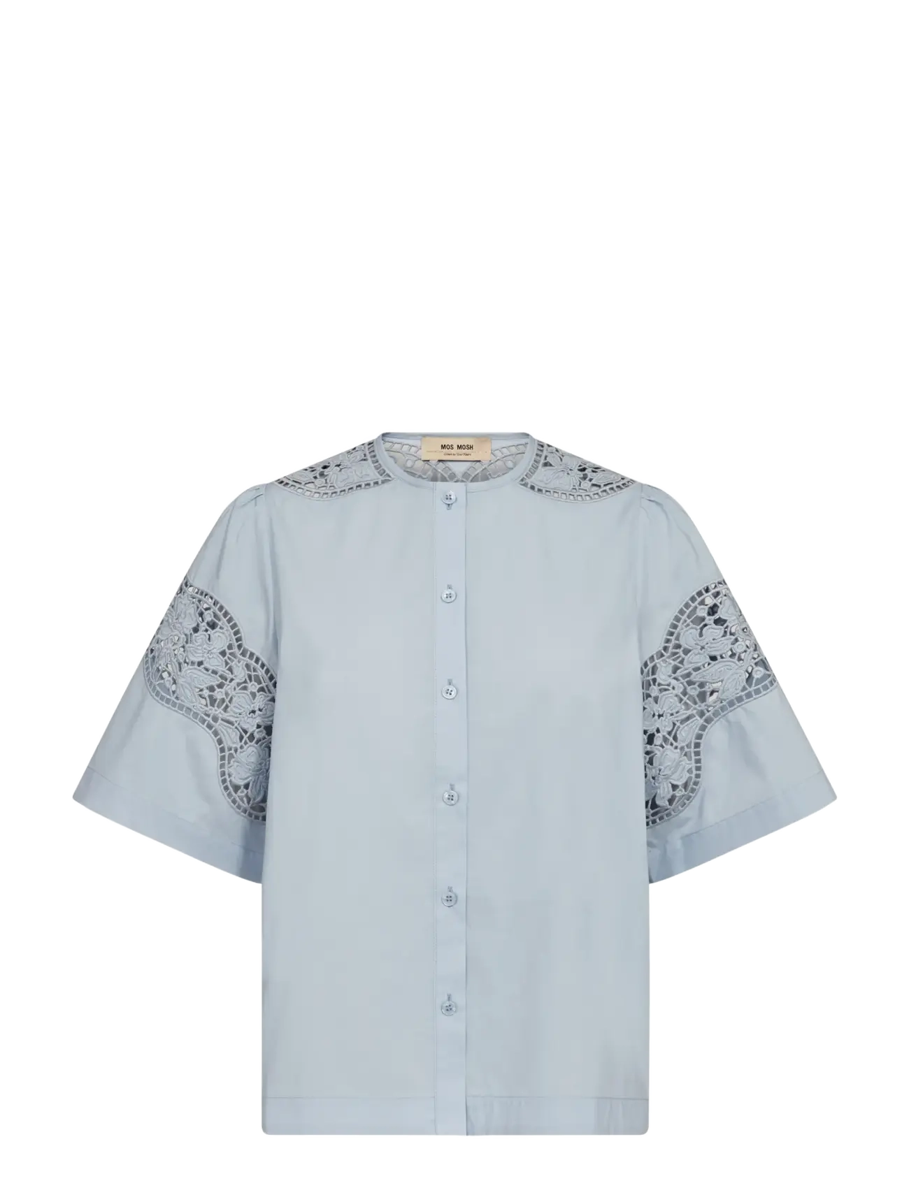 MOS MOSH Mmrooma Cotoni Shirt Blau - M - Damen