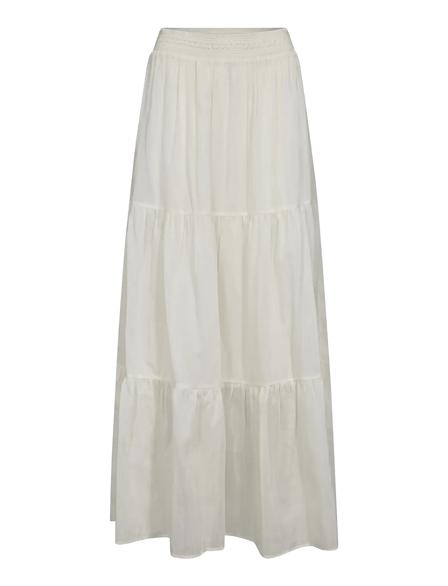 MOS MOSH - MMSilka Long Skirt - maksiseelikud - ecru - 1