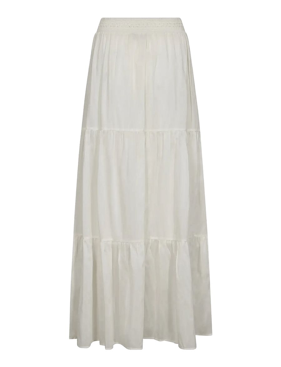 MOS MOSH - MMSilka Long Skirt - maksiseelikud - ecru - 2