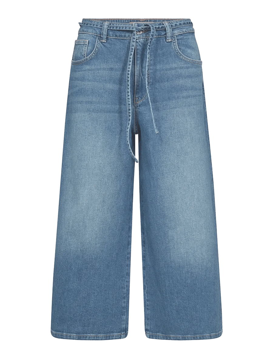 MOS MOSH - MMCulotte Zack Jeans - brede jeans - blue - 1