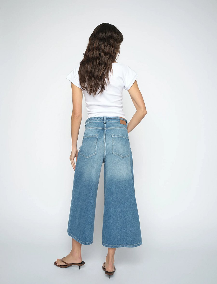 MOS MOSH - MMCulotte Zack Jeans - brede jeans - blue - 3