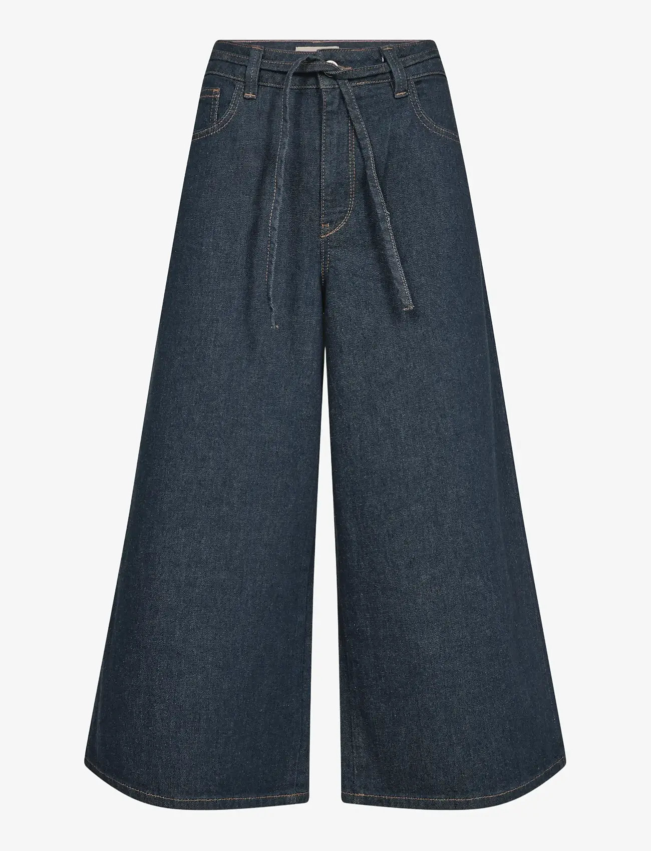 MOS MOSH - MMCulotte Zack Jeans - brede jeans - dark blue - 1