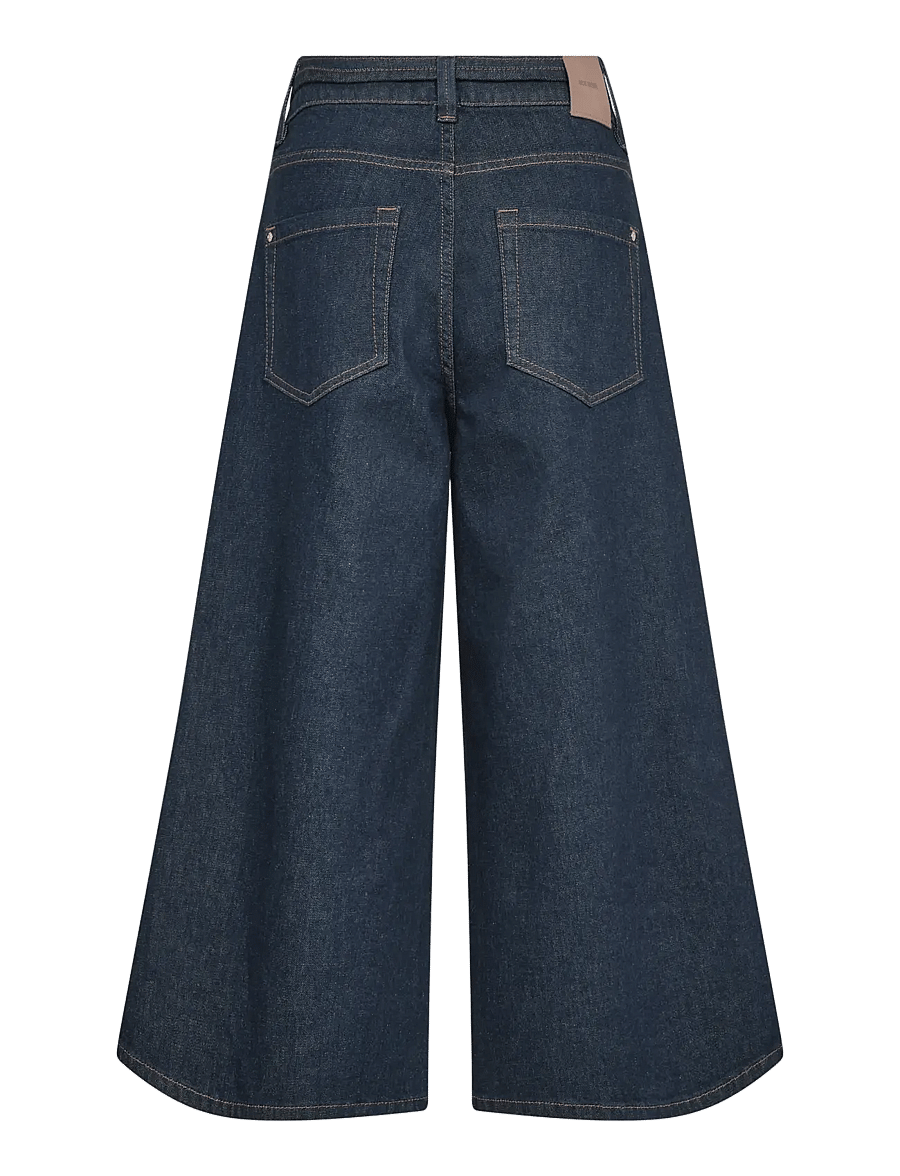 MOS MOSH - MMCulotte Zack Jeans - laia säärega teksad - dark blue - 2