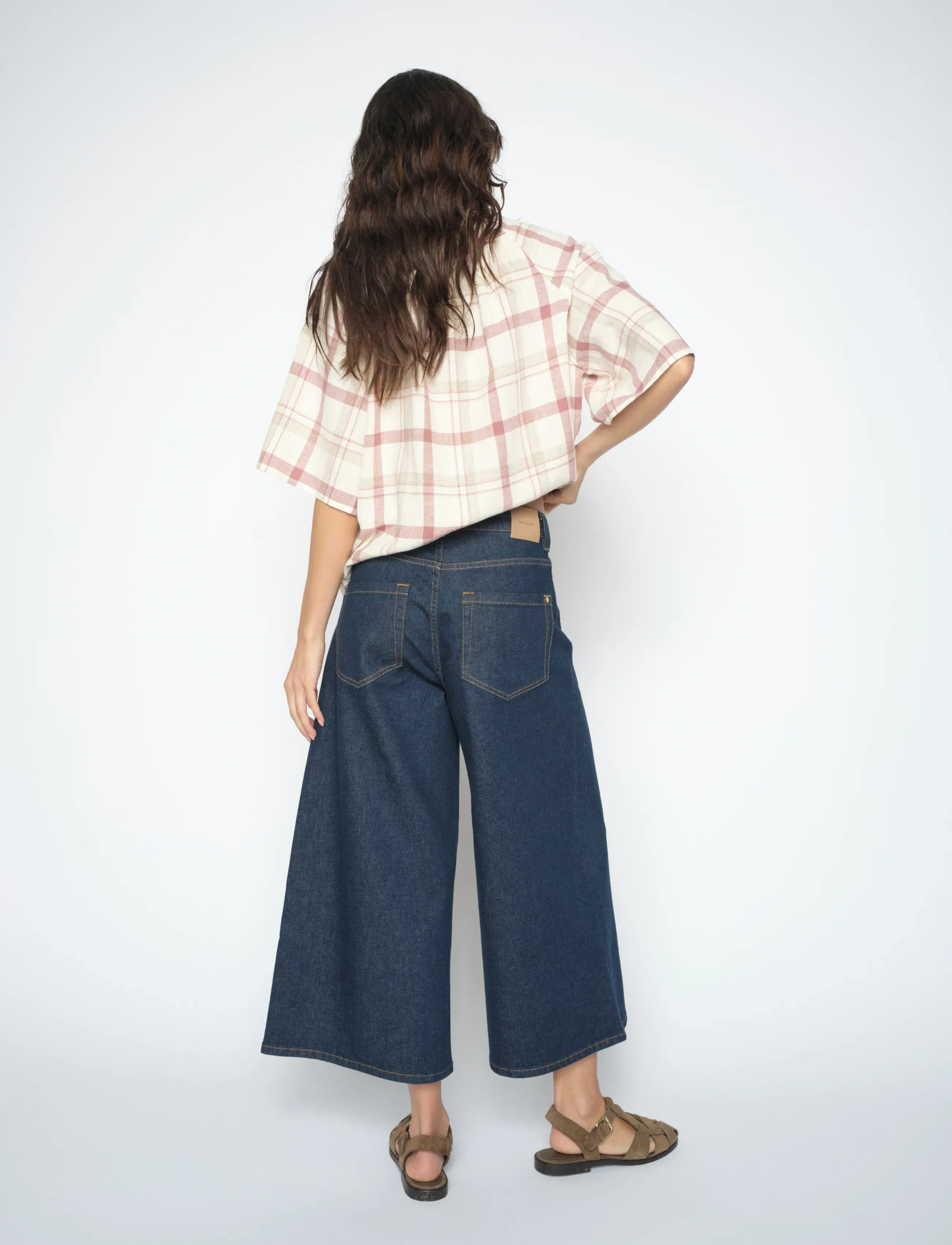 MOS MOSH - MMCulotte Zack Jeans - laia säärega teksad - dark blue - 3