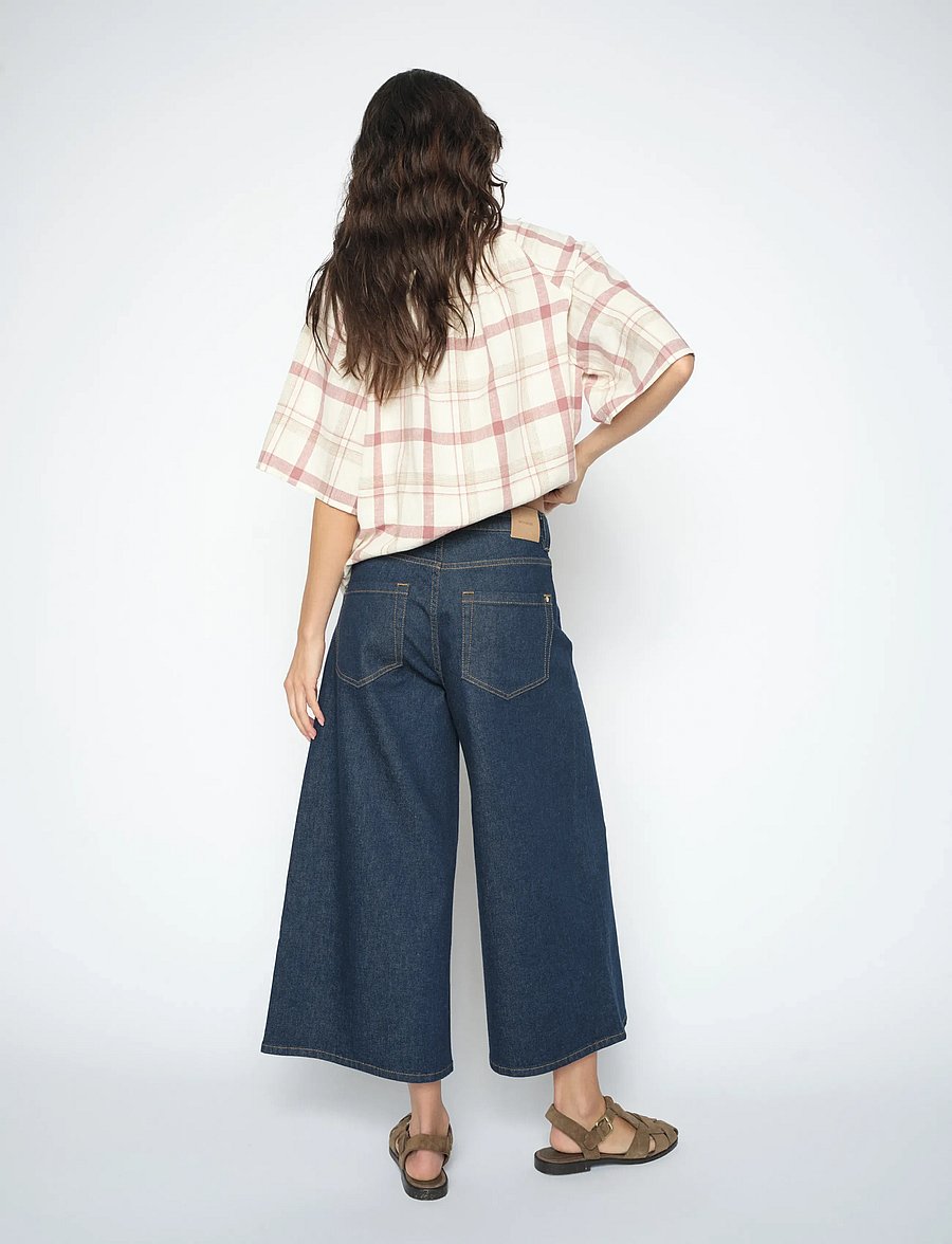 MOS MOSH - MMCulotte Zack Jeans - laia säärega teksad - dark blue - 3