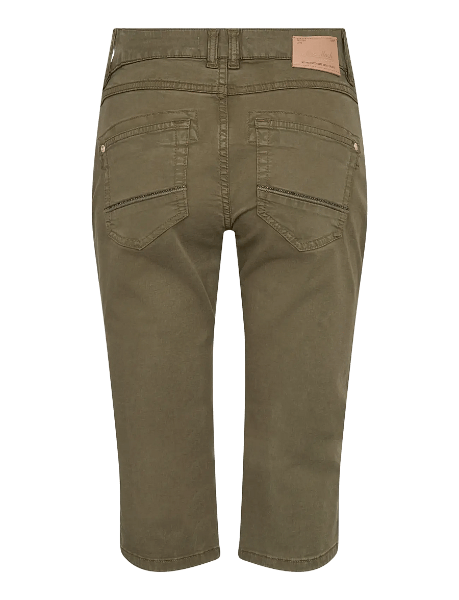 MOS MOSH - MMNaomi Treasure Pant - kapripüksid - burnt olive - 2