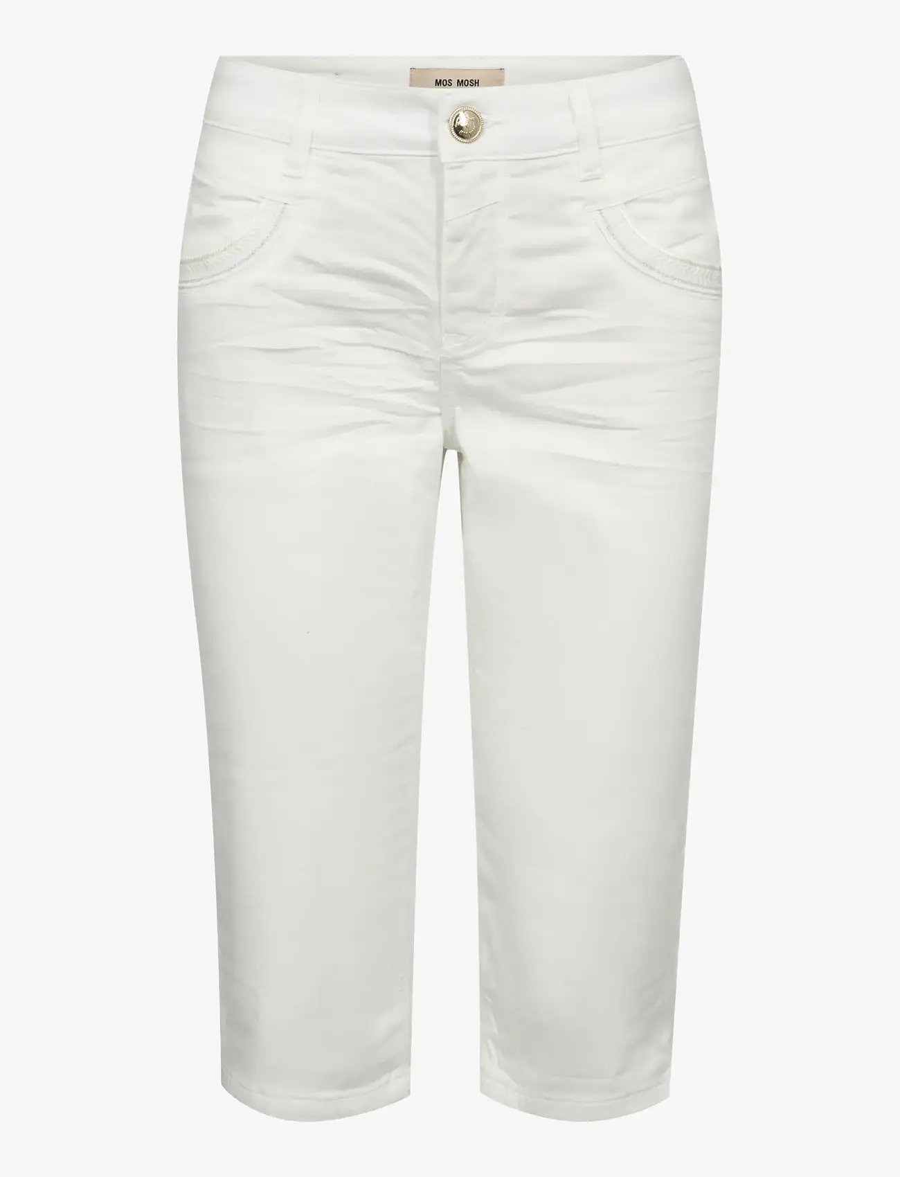 MOS MOSH - MMNaomi Treasure Pant - kapripüksid - white - 1