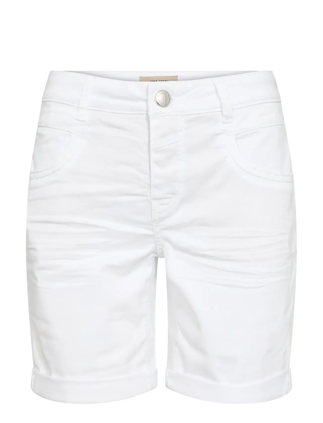 MOS MOSH Mmnaomi Treasure Shorts, Kvinder, Opsmøgede Shorts, Hvid, Str: 24