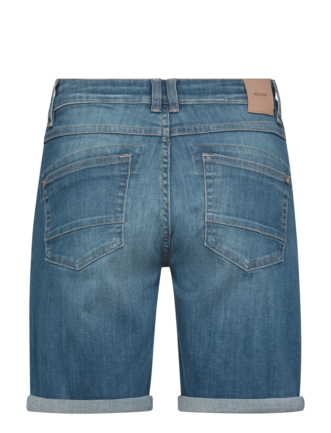 MOS MOSH - MMNaomi Salute Shorts - lühikesed teksapüksid - mid blue - 2