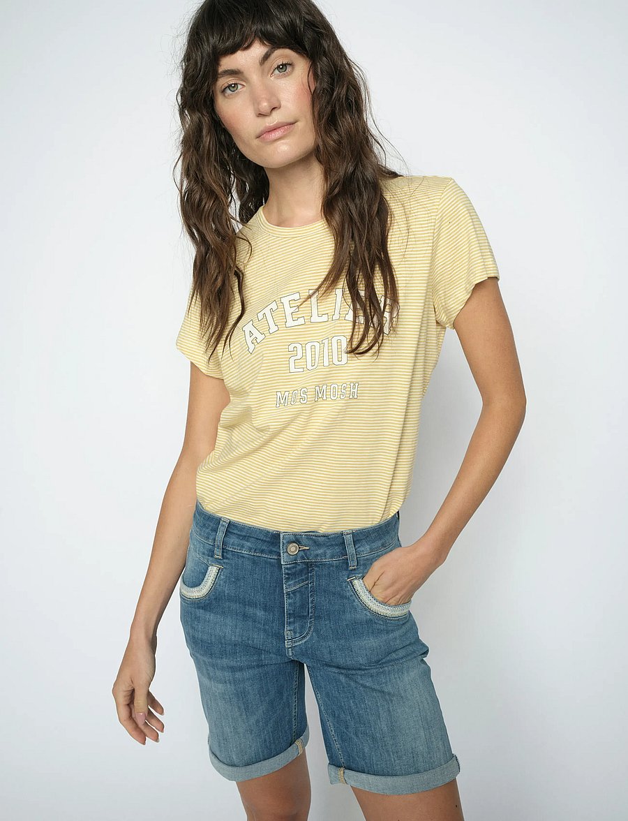 MOS MOSH - MMNaomi Salute Shorts - jorts - mid blue - 0