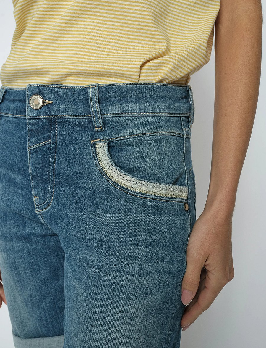 MOS MOSH - MMNaomi Salute Shorts - jorts - mid blue - 3