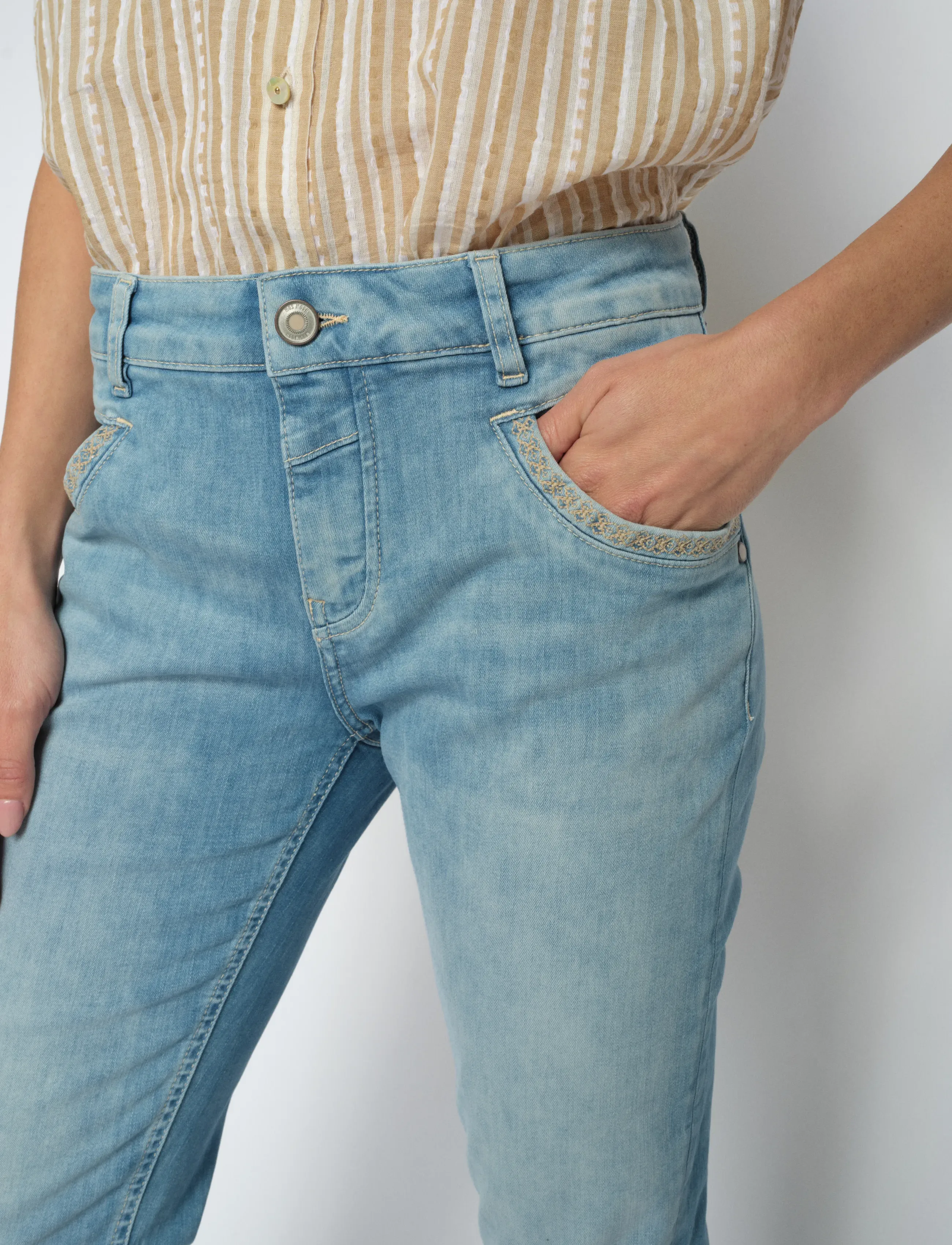 MOS MOSH MMNaomi Bali Jeans - Nýkomið - LIGHT BLUE / blue