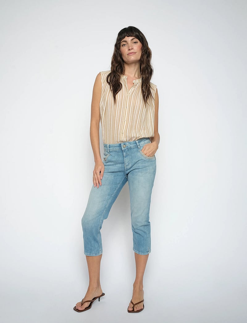 MOS MOSH - MMNaomi Bali Jeans - straight jeans - light blue - 3