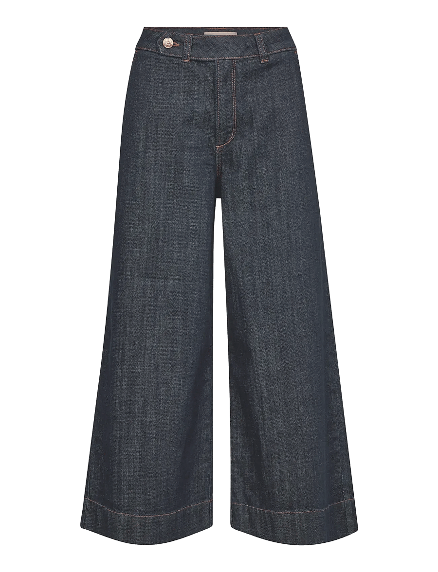 MOS MOSH - MMBantry Nippon Jeans - leveälahkeiset farkut - dark blue - 1