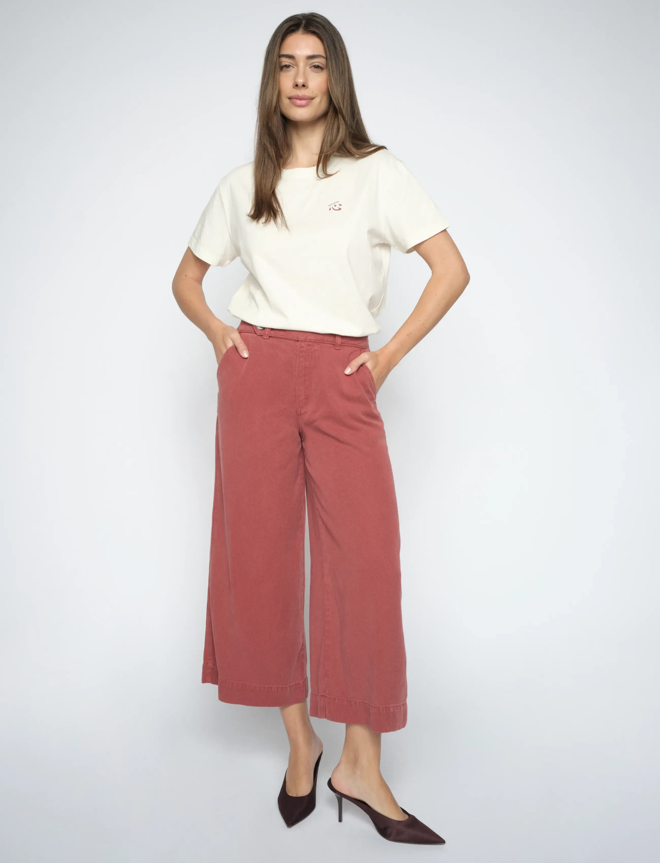 MOS MOSH Mmbantry Stalom Pant, 31, Pink, Bukser > Capri-Bukser, Dame