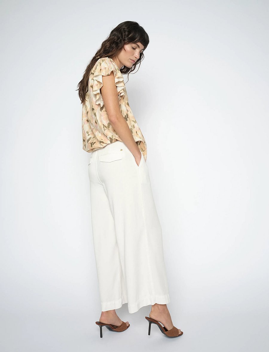 MOS MOSH - MMBantry Stalom Pant - poolpikad püksid - white - 3