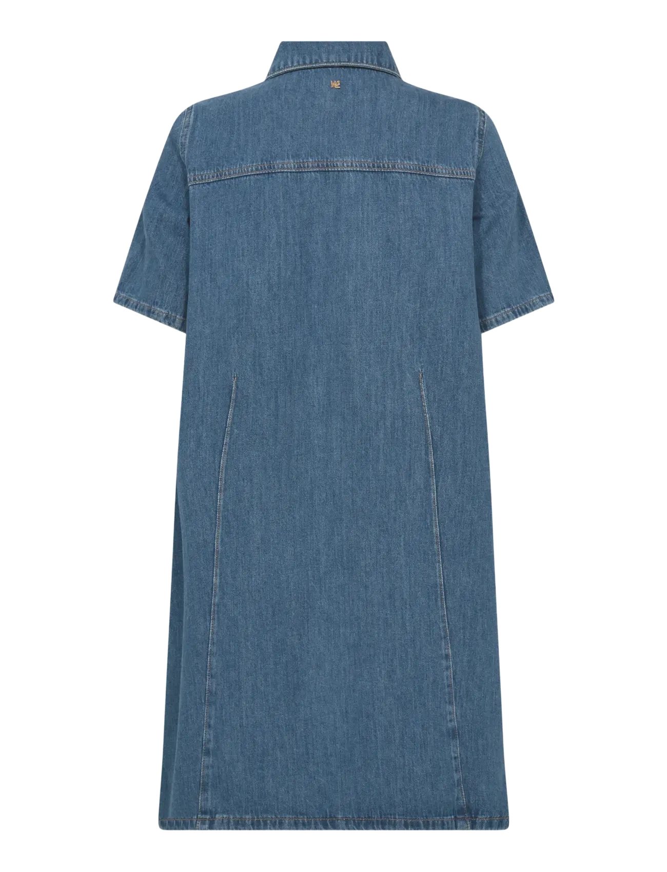 MOS MOSH - MMBiba East Dress - skjortekjoler - mid blue - 2