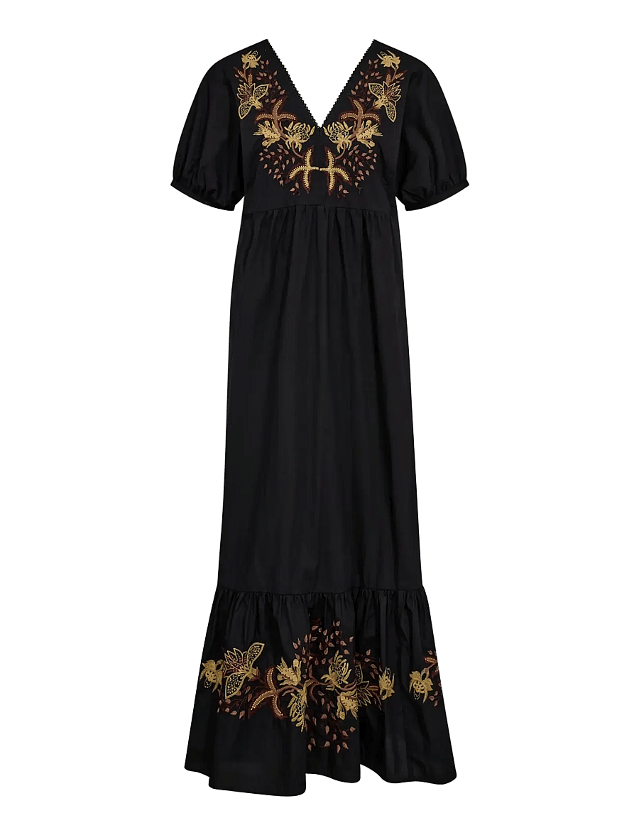 MOS MOSH - MMWeras Embrea Dress - sommerkleider - black - 1