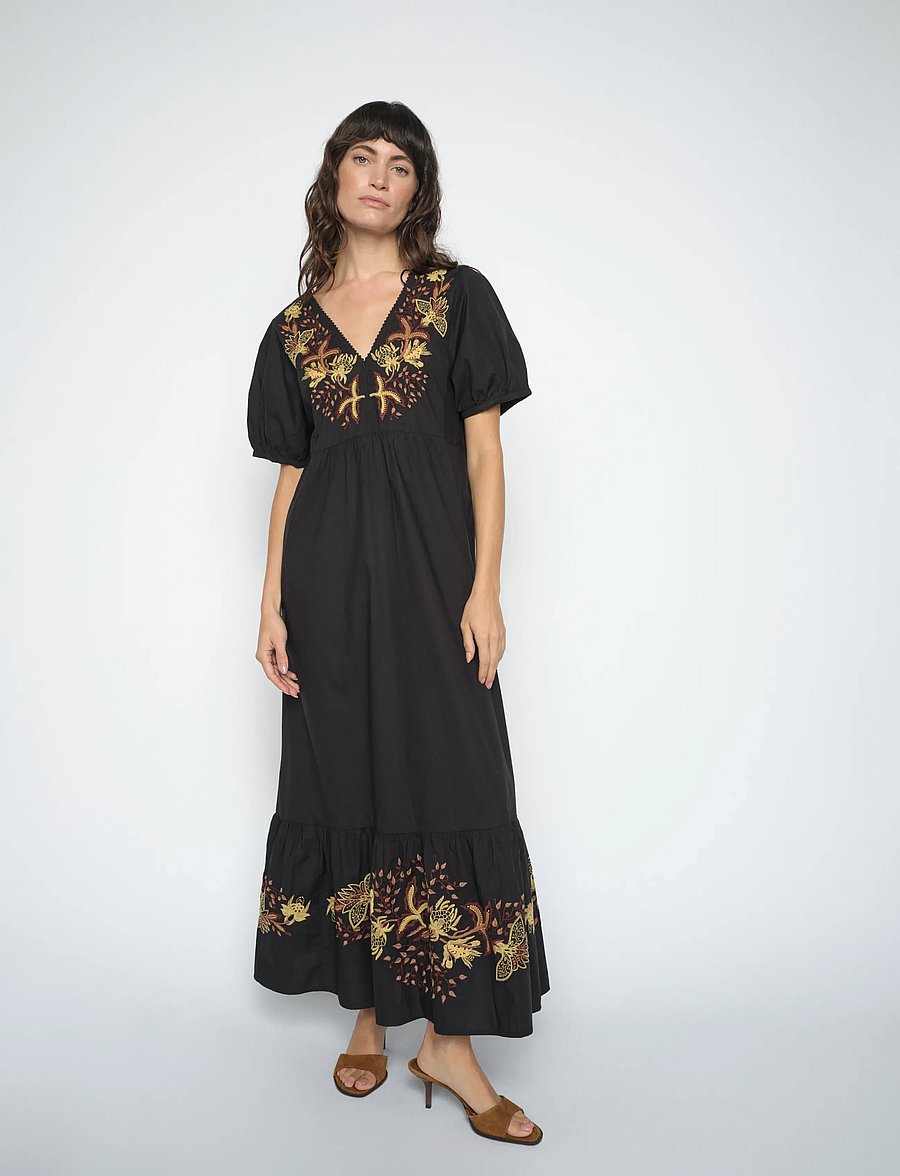 MOS MOSH - MMWeras Embrea Dress - sommerkleider - black - 0
